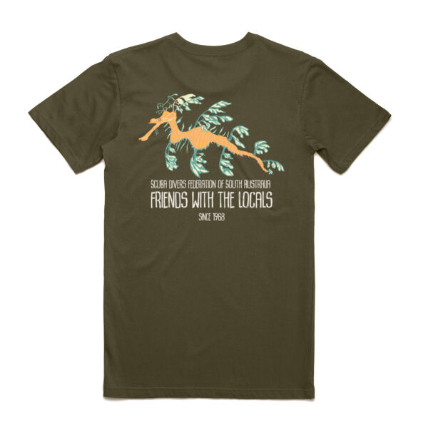 Mens Tee Leafy Friends with locals Thumbnail